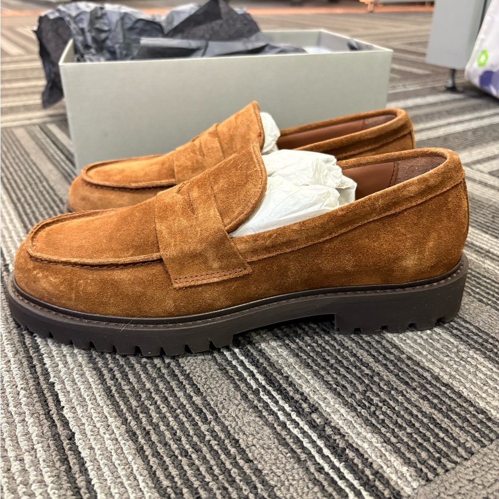Thursday Boot Company Tan Suede Loafers